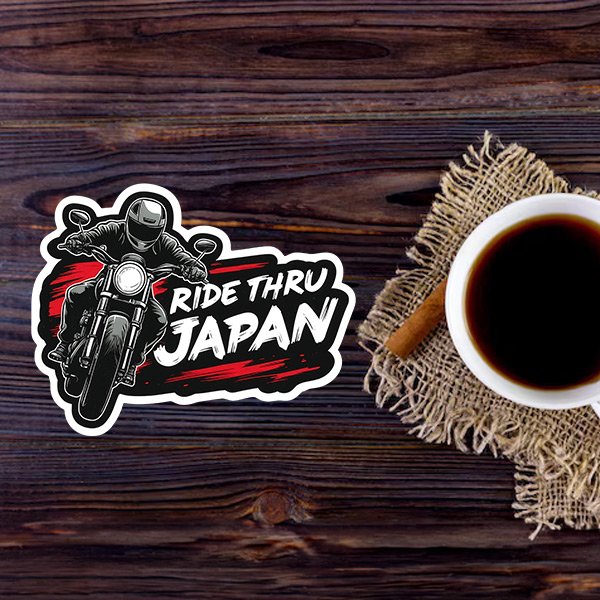 Ride Thru Japan Bubble-free sticker