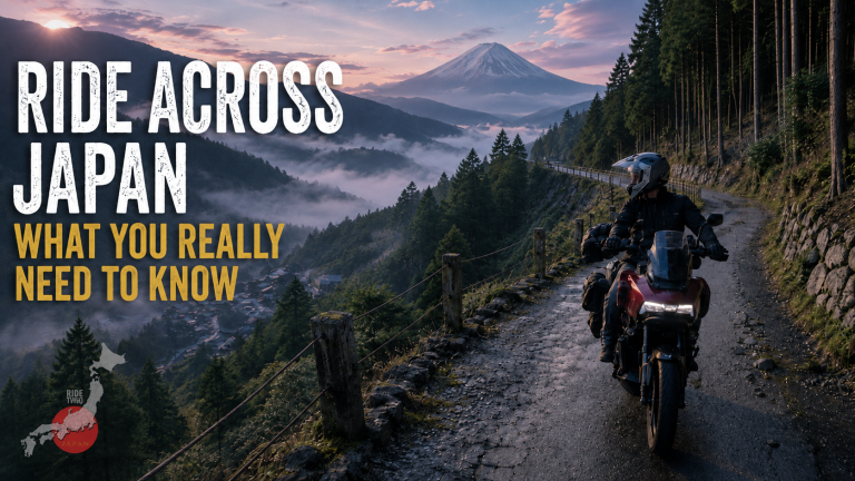 Riding a Motorcycle Across Japan: What You Really Need to Know