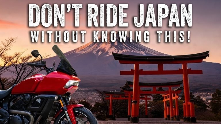 Riding a Motorcycle in Japan: 12 Things You Need to Know
